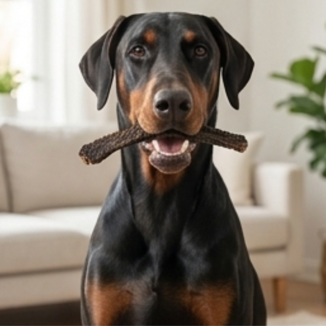 Ricky's Pet Kitchen Tripe Strips Dehydrated Buffalo Tripe Dog Training Chews, Single Ingredient, No Preservatives, 100g