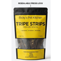 Ricky's Pet Kitchen Tripe Strips Dehydrated Buffalo Tripe Dog Training Chews, Single Ingredient, No Preservatives, 100g