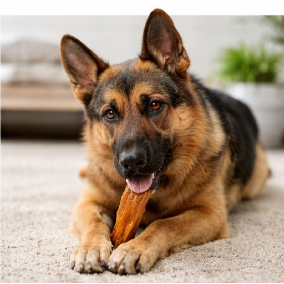 Ricky's Pet Kitchen Paddy Wack Dehydrated Buffalo Tendon Dog Chews, Single Ingredient, No Preservatives, 100g